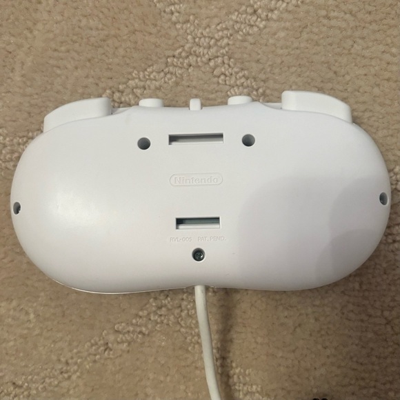 OEM Nintendo Wii Classic Controller White RVL-005 READ - Picture 3 of 3